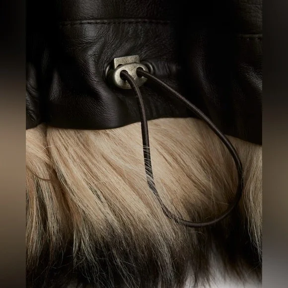 H&M Studio Reversible Shearling Jacket - Picture 5 of 8